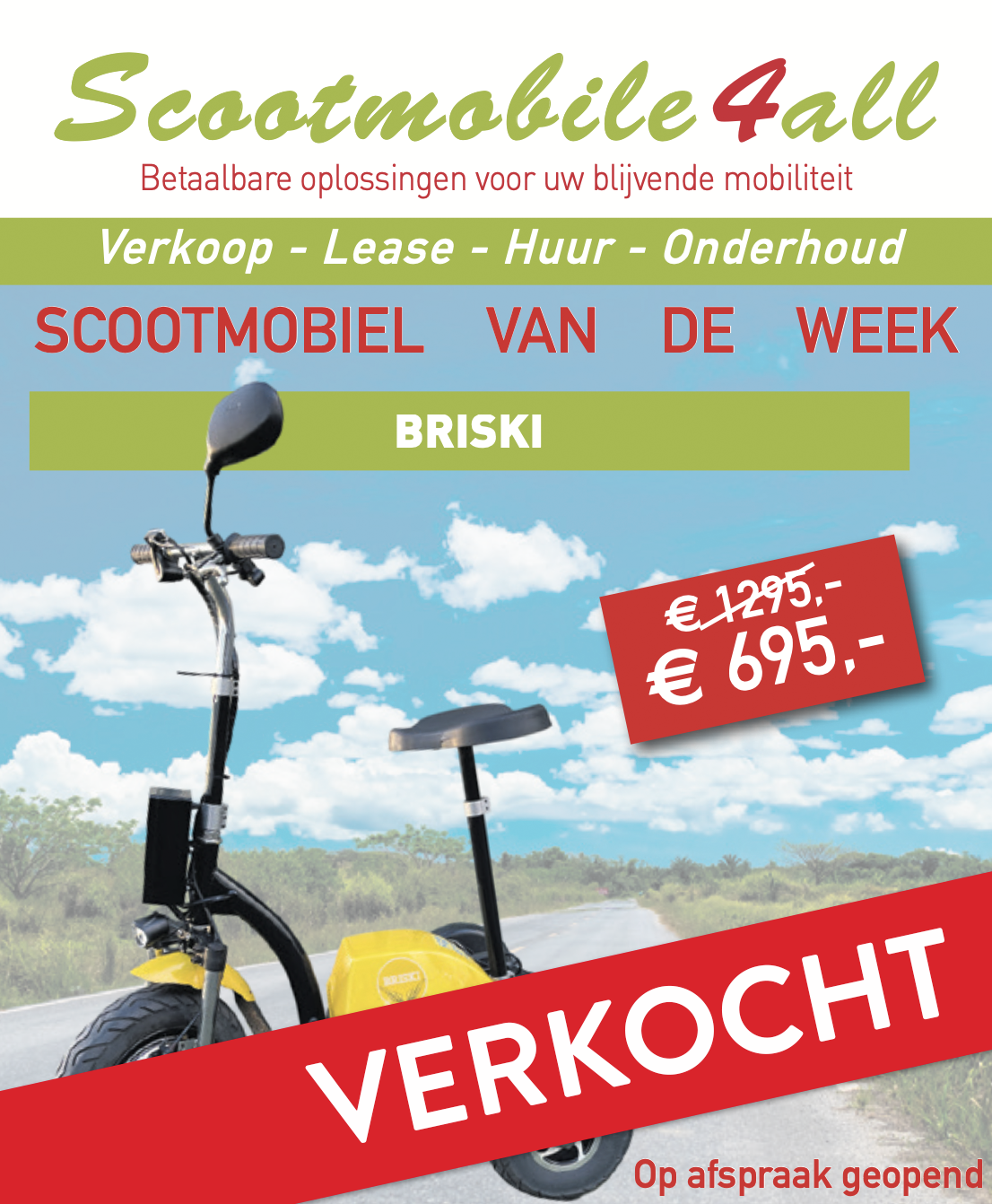 Scootmobiel Briski - Occasion
